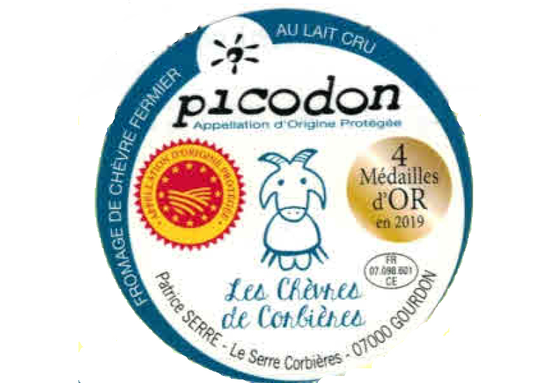 Appellation d’Origine Protégée - Picodon - AOP - Corbières - Ardèche- France - Fromage - chèvre